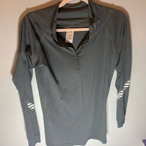 helly hansen mens grey quarter zip